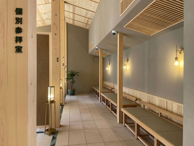 写真：個別参拝室